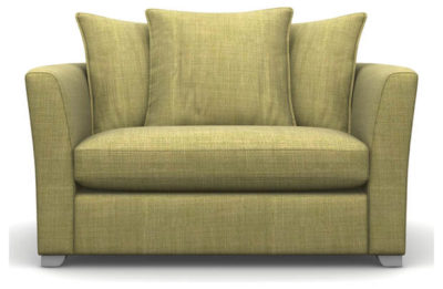 Heart of House Libby Fabric Cuddle Chair - Olive